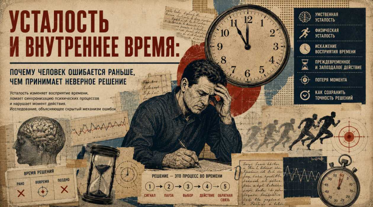 Усталость и внутреннее время: почему человек ошибается раньше, чем принимает неверное решение
