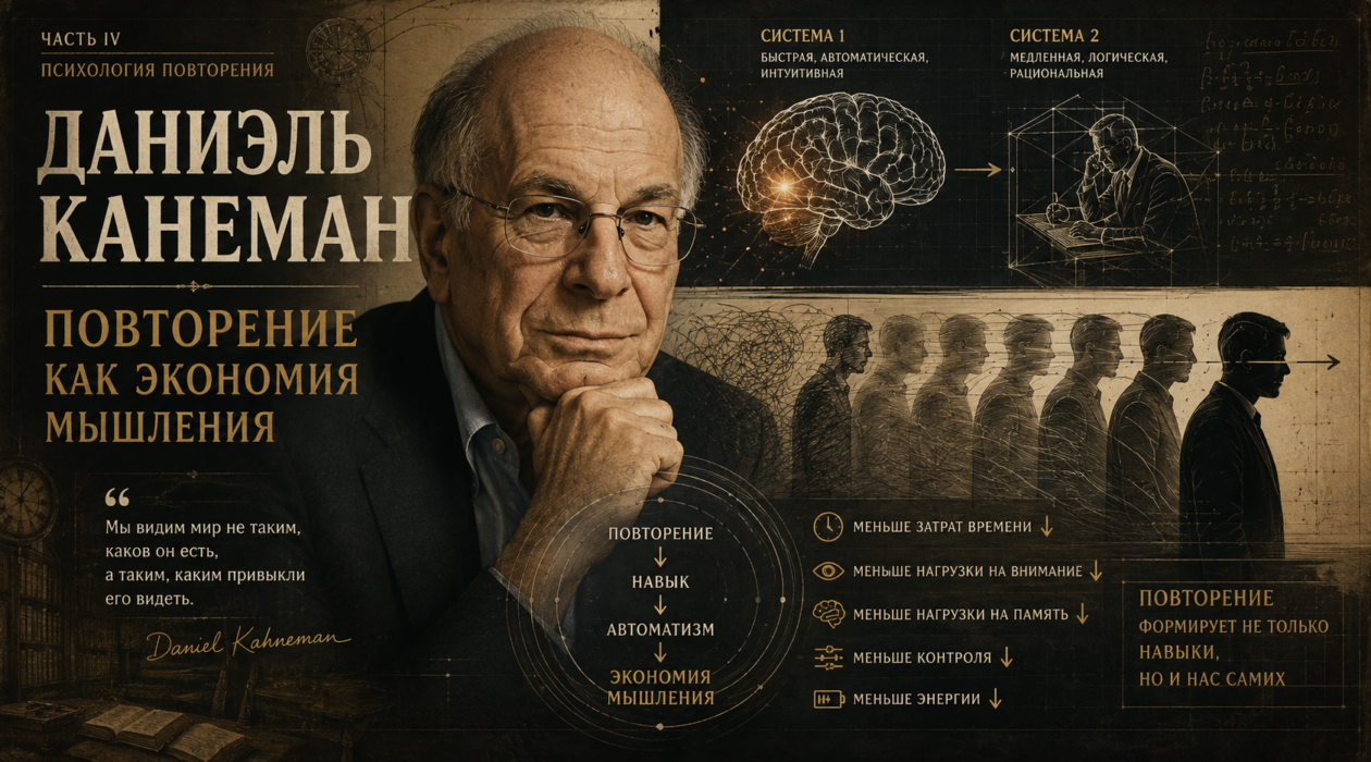 Даниэль Канеман: повторение как экономия мышления. Часть IV
