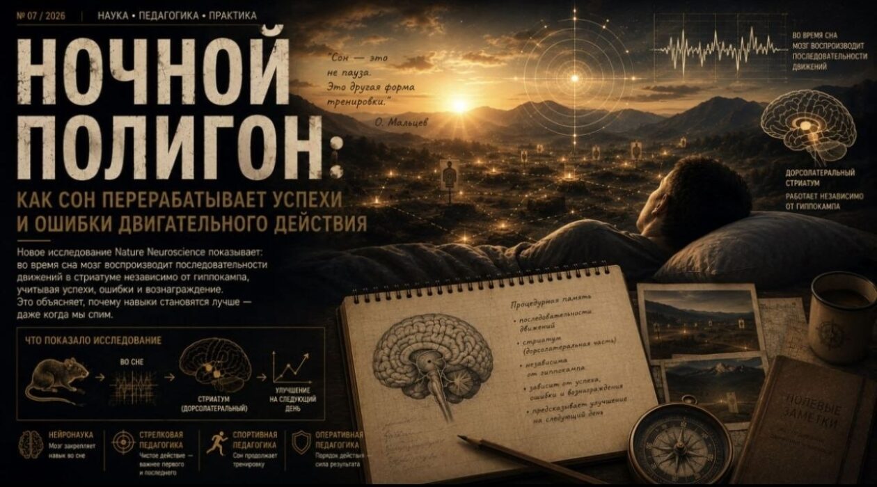 Ночной полигон: как сон перерабатывает успехи и ошибки двигательного действия
